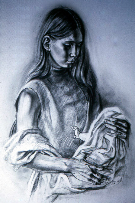 Girl with Baby