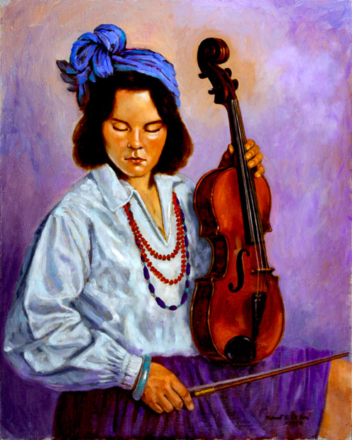 Girl with Violin