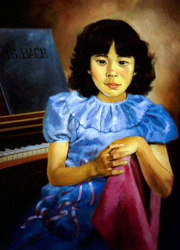 Unk model at piano