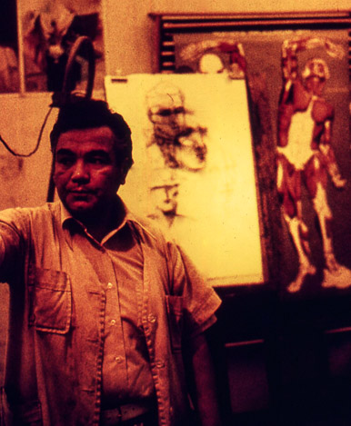 Teaching in his Cerritos College classroom